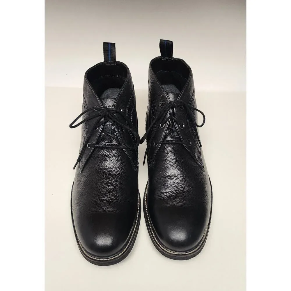 Nunn Bush Ozark Plain Toe Chukka Ankle Boots Color Black 84777 SIZE 11M